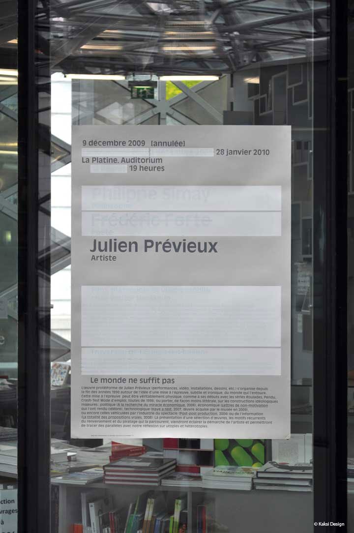 Affiches de conférences ESADSE