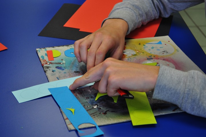 Atelier typographie au CFA des Mouliniers